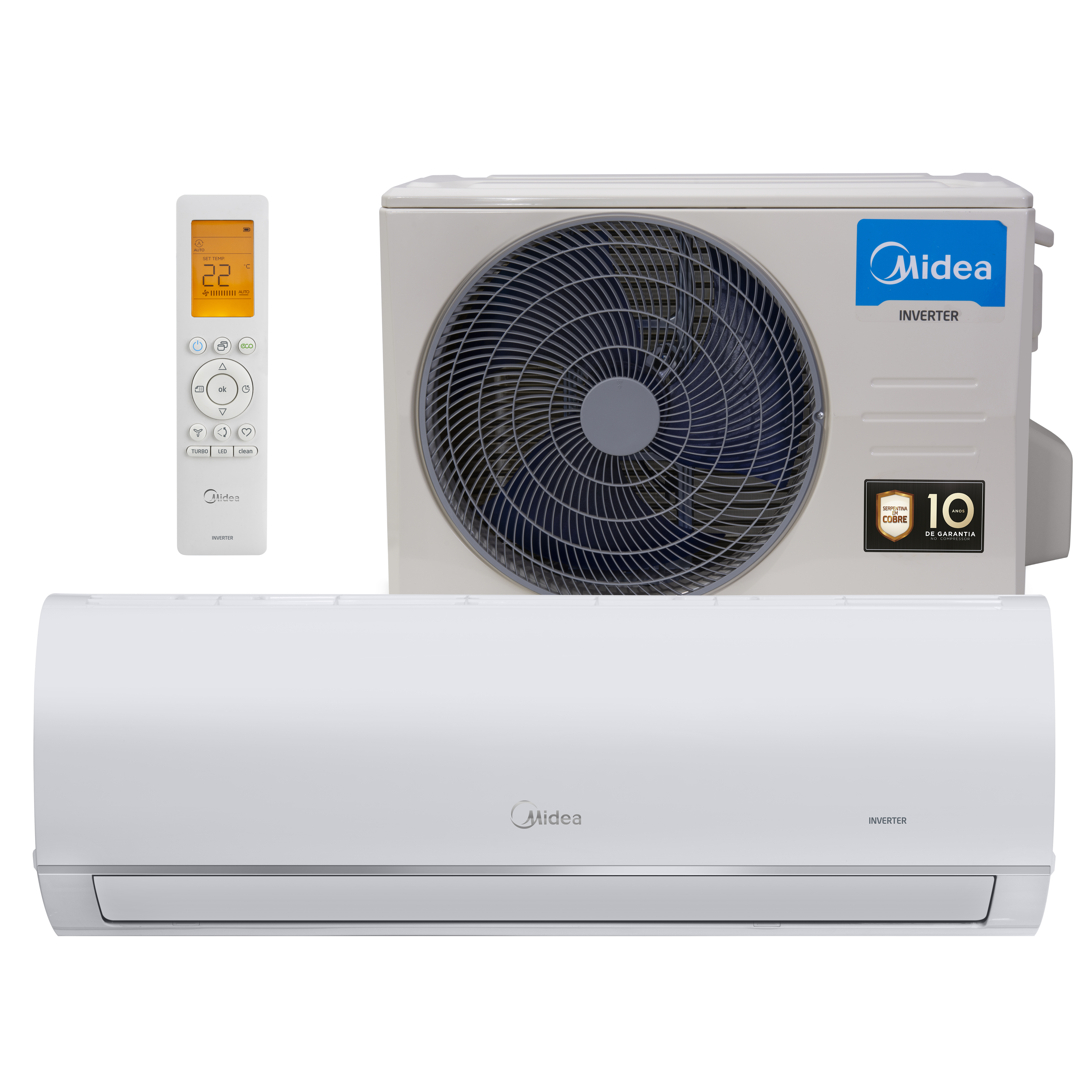 Ar Condicionado 12.000 BTUs Split HW Inverter Springer Midea Xtreme Save Connect Frio R-32 42AFVCI12M8/38AFVCI12M8 - 110V